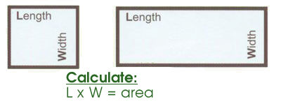 Measuring a Square and Rectangle